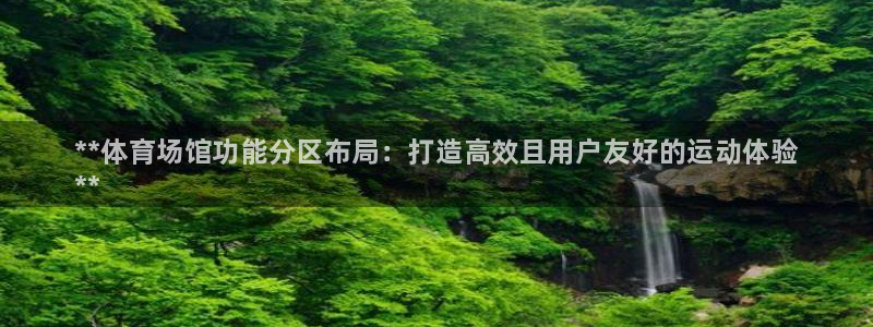 尊龙凯时旗舰厅官网：**体育场馆功能分区布局：打造高效且用户